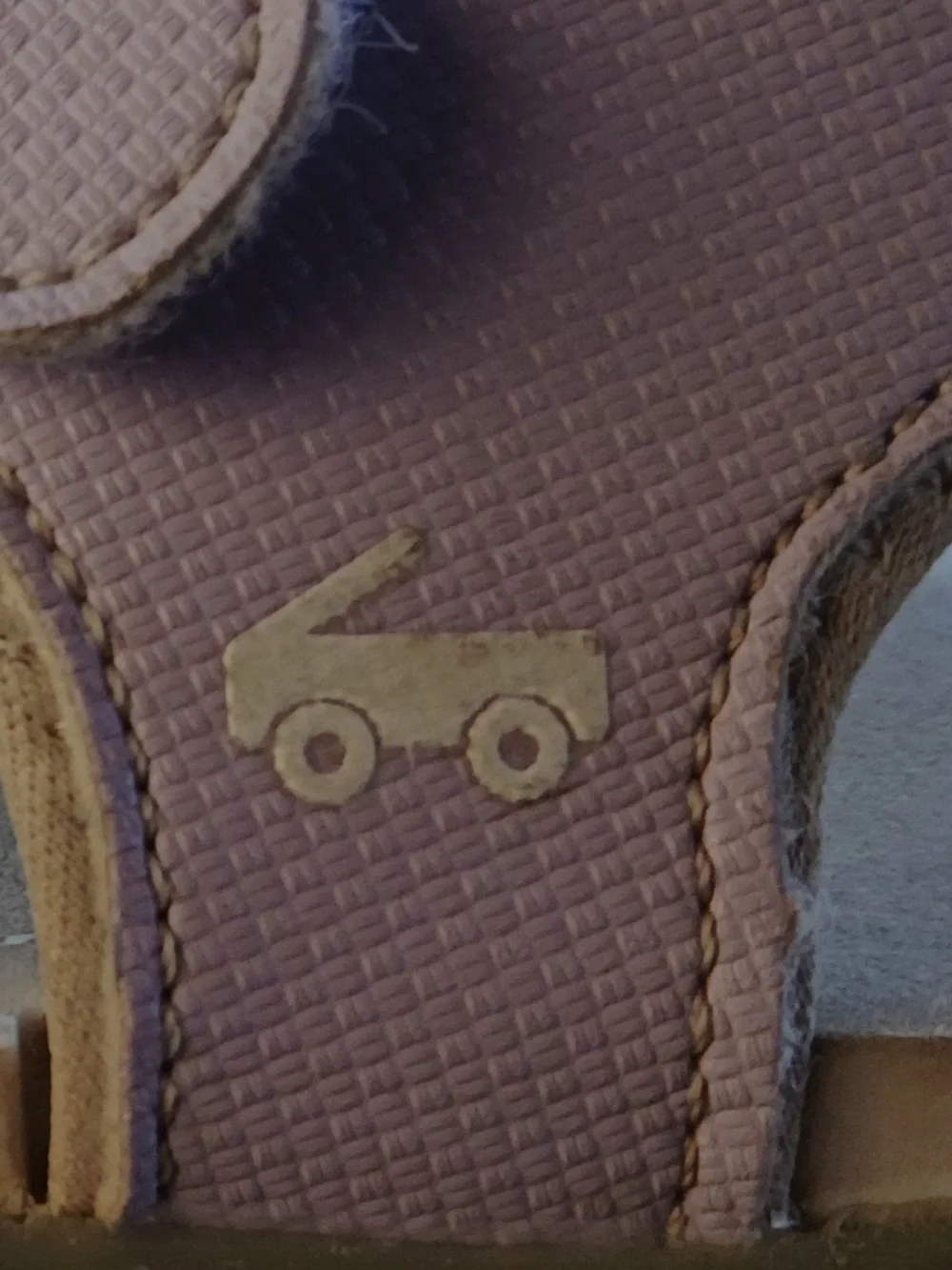 Active USA Purple Kids' Sandals with Truck Accent